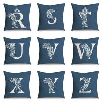 ราคา การออกแบบตัวอักษรภาษาอังกฤษสีเขียวเข้มปลอกหมอนอิงปลอกหมอนโซฟาปลอกหมอน 45 ซม x 45 ซม (7429631531)