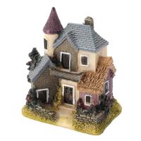 ราคา Cute Mini Resin House Miniature House Fairy Garden Landscape Home Garden Decoration Resin Crafts 4 Styles Color Random (8803361832)