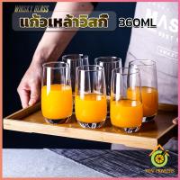 ราคา Thai Pioneers แก้วเหล้าวิสกี้ 360 ml แก้วเรียบง่าย วัสดุแก้วทนความร้อน ถ้วยน้ำผลไม้ Whisky Glass (20907366887)