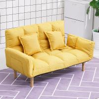 ราคา Free shipping โซฟาขี้เกียจ พับง่าย เตียงโซฟาเดี่ยว อพาร์ทเมนต์ขนาดเล็ก ตาข่ายทาทามิคู่ สีแดง ห้องนอนผู้เอนกาย โซฟาขนาดเล็ก ให้หมอนสองใบที่มีสีเดียวกัน (9661456898)