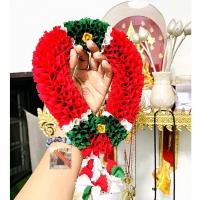 ราคา พวงมาลัยไหว้พระ พวงมาลัยไหว้สิ่งศักดิ์สิทธิ์ พวงมาลัยไหว้แม่ พวงมาลัยไหว้ผู้ใหญ่ พวงมาลัยหน้ารถ พวงมาลัยข้อมือ แบบผ้า (16299492210)