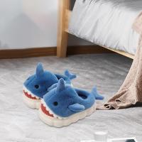 ราคา Baoblaze Furry Shark Furry Slippers Home Slippers Cartoon Comfortable Home Shoes Couple Shoes for Home Autumn Winter Bedroom Living Room Lady (20788800262)