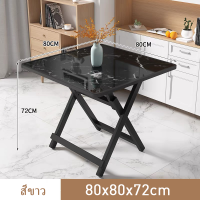 ราคา เซทโต๊ะกินข้าว เซทโต๊ะอาหาร4ที่นั่ง โต๊ะกินข้าว ลายหินอ่อน โต๊ะกินข้าวพับได้ โต๊ะอเนกประสงค์ โต๊ะกินข้าวถูกๆ (14601394257)
