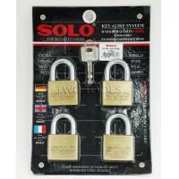 ราคา กุญแจ SOLO ระบบคีย์อะไล้ท์ โซโล คอสั้น 40MM 4ตัวชุด (9002294225)