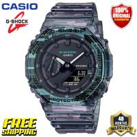 ราคา G Shock GA2100 ของแท้ผู้ชายกีฬานาฬิกาเซ็นเซอร์คู่เคลื่อนไหวกลางแจ้งกันกระแทกกันน้ำโคลนอัตโนมัติยกไฟรับประกันสี่ปี GA 2100NN 1A (20380887464)