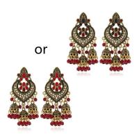 ราคา สไตล์ใหม่ RetroบอลลีวูดอินเดียKundan Jhumka Jhumkiต่างหูรูปหยดน้ำยิปซีเครื่องประดับแฟชั่น (5997556783)