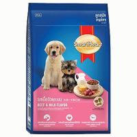 ราคา สมาร์ทฮาร์ท อาหารลูกสุนัข รสเนื้อวัวนม 8 กก (21209680576)