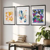 ราคา ภาพ Matisse ตกแต่งบ้าน เซต 3 ภาพ พร้อมกรอบดำ รับประกันคุณภาพด้วยเทคนิคจากประเทศอิตาลี (19418144140)