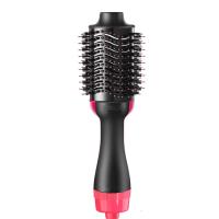 ราคา 1000W Hair Dryer Hot Air Brush Styler and Volumizer Hair Straightener Curler Comb Roller One Step Electric Ion Blow Dryer Brush (14060147823)
