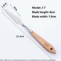 ราคา Rex TT 10pcs Stainless Steel Mixing Special Effects Spatula Palette Knives Art Tools For Oil Painting Acrylic (15637216447)
