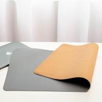 ราคา แผ่นรองเมาส์ Mouse pad แผ่นรองเมาส์หนัง ขนาดใหญ่ แผ่นรองเมาส์หนังด้านหลังเป็นลายไม้ กันลืน กันน้ำ D PHONE (14032932941)