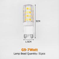 ราคา TOMAX 5Pcs G9ไฟ LED หลอดไฟ Tricolor อบอุ่น เย็นสีขาว3W 5W 7W 9W สำหรับโคมระย้าหลอดไฟ G9 LED 360องศาหลอดไฟ (17175519176)