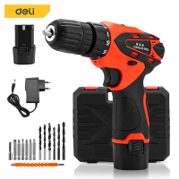 ราคา Deli สว่านไร้สาย สว่านไฟฟ้า สว่านไขควง 18 ระบบ ไขควงไฟฟ้า สว่านเจาะปูนไร้สาย สว่านไขควงไร้สาย สว่านไฟฟ้าไร้สาย สว่าน Electric drill (21029954944)