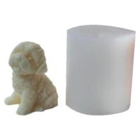 ราคา 3D Dog Candle Mold Cute Teddy Dog Soap Molds 3D Dog Silicone Candle Mold DIY Handicraft Making Supplies For Aromatherapy Candle Soap Lotion Bars Making well made (20824658648)