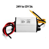 ราคา Aideepen DC Buck Converter ตัวควบคุมแรงดันไฟฟ้า24V ถึง12V เอาต์พุตแรงดันไฟฟ้า Transformer Step Down โวลต์โมดูล Board (16400130269)