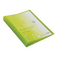 ราคา แฟ้มโชว์เอกสาร แฟ้มเมนูอาหาร 40ไส้ เล่ม Flamingo 9084A 40 Clear Folder with front pocket (3806508121)