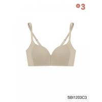 ราคา Sabina เสื้อชั้นใน Invisible Wire ไม่มีโครง Seamless Fit รุ่น Modern V รหัส SBI1203 สีเนื้อเข้ม (19665579124)
