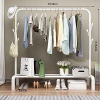 ราคา ราวแขวนเสื้อผ้า 150CM ราวเเขวนผ้า ราวผ้า ราวแขวนเสื้อผ้าขาย ราวสีขาว ราวเหล็กแขวนผ้า ราวเสื้อผ้า มี 2 สี ไม่มีล้อ (20034888123)