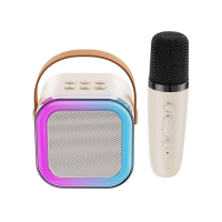 ราคา Mini Outdoor Karaoke Bluetooth Speaker Portable with Wireless Microphone Card Subwoofer High Volume ChildrenS Gift (20670812679)