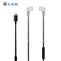 ราคา สายหูฟังโทรศัพท์อุปกรณ์อะไหล่สายหูฟังสวมศรีษะ TYPE C ตัวช่วยต่อความยาวคู่ขนาด0 75มม สำหรับรุ่น CCA Kz trn qdc dunu simgot (20366699387)