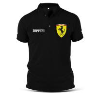ราคา FERRARI เสื้อโปโลผ้าฝ้ายแบบแห้งเร็วสําหรับผู้ชาย (20491461284)