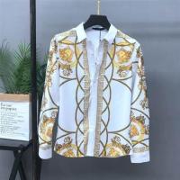ราคา Versace เสื้อเชิ้ตพิมพ์ลายเมดซ่าของผู้ชายเสื้อแบบเข้ารูปแขนยาวแฟชั่นแบรนด์ทันสมัยรุ่นใหม่สไตล์เกาหลีใส่ได้ทุกโอกาส (9966396532)