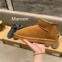 ราคา Uggs บูทผู้หญิงบูทกันหิมะกันน้ำสำหรับฤดูหนาวรองเท้าหุ้มข้อสวมใส่สบายน้ำหนักเบา (12810793604)