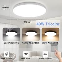 ราคา ไฟเพดาน Led เปลี่ยนสีได้3สี30W 40W โคมไฟแผงติดตั้งบนพื้นผิวในร่มโคมไฟเพดานทันสมัยสำหรับห้องนั่งเล่นห้องนอนแบบติดที่ตกแต่งบ้านห้องน้ำ (21198795339)