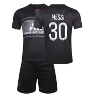 ราคา ผู้ใหญ่เด็กชุดฟุตบอลฟุตบอลชุด21 22ปารีส Saint Germains F C ไปเสื้อฟุตบอล Messis No 30 Mbappes No 7ชุดฝึกอบรมย์ (15069912904)
