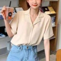 ราคา สาวอวบไซส์ 40 60 นิ้ว เชิ้ตแขนสั้น คอฮาวาย เสื้อเชิ้ตทำงานสาวอวบ เสื้อทำงานสาวอวบ เสื้อผ้าสาวอวบ พลัสไซส์ (17821651956)