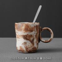 ราคา Handmade Coarse Pottery Coffee Cup Japanese Retro Simple Ceramic Cup Creative Garland Hanging Ear Mug Water Cup Tea Cup (20023632423)