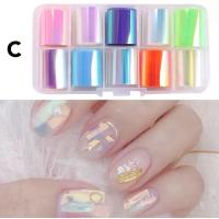 ราคา ฟอยล์ออโรล่า ฟอยล์แก้ว ฟอยล์ฝังลาย Aurora Broken Glass Nail Foils (19409644706)