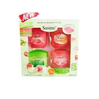 ราคา ลิปบาล์ม Sasimi 4in1 ลิปมัน กลิ่นผลไม้ (12115343557)