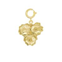 ราคา A CEMI Forget Me Not Charm จี้เงินแท้ ชุบทอง 18K โรสโกลว์ (2044660433)