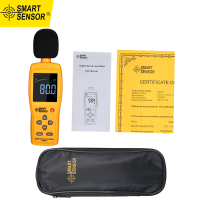 ราคา SMART SENSOR AS834 ดิจิตอลแบบดิจิตอล Noiseless LCD Sound Level Meter 30 130dB วัดเดซิเบลตัวทดสอบติดตาม (1289830562)