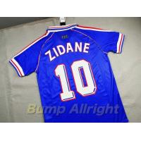 ราคา Retro เสื้อฟุตบอลย้อนยุค Vintage ทีมชาติฝรั่งเศส เหย้า 1998 France National Home 1998 10 ZIDANE ในตำนาน (7668210478)
