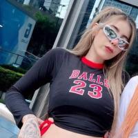 ราคา Mnpshop เสื้อครอปแขนยาว 23 ผูกเอว (19383395587)