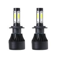 ราคา หลอดไฟหน้ารถ LED 4 ด้าน 10000LM รถ H4 หลอดไฟหน้า LED H7 H8 H9 H11 หมอก led แสงสีขาว 6000K (19073732106)