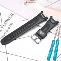 ราคา Tali Jam Tangan Karet เหมาะสำหรับ Casio Protrek PAG 40 PRG 40 PRG 240 PRG240T PRG40T Pathfinder ชุดนาฬิกาข้อมือวัดอัตราการเต้นหัวใจผู้ชายอุปกรณ์นาฬิกาเรซิน (21080703135)
