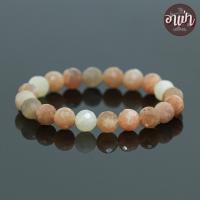 ราคา อาเป่า หินมูนสโตน 3 สี หินมุกดาหาร เจียรเหลี่ยม Moonstone ขนาด 10 มิล คัดหิน หินแห่งความรัก หนึ่งในอัญมณีมงคล 9 ประการ นพรัตน์ กำไลหินสี (5448246195)