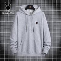 ราคา Playboy Fall Long Sleeve Hoodie Men S Cardigan Sweater Hooded Casual Jacket Black Men S Clothing เสื้อกันหนาว ผ ช (15466897110)