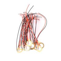 ราคา Dinawan 20pcs 12mm Piezo Elements SOUNDER SENSOR ทริกเกอร์แผ่นกลอง ลวดทองแดง (19849435265)