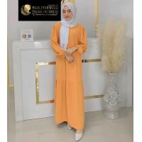 ราคา แฟชั่นมุสลิม ชุดเดรสมุสลิม เดรส รุ่น Hawa ชุดเดรสมุสลิม เดรสยาว abaya (17221593592)