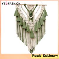 ราคา Yesfashion Store IN stock Hanging Macrame Tapestry Hand Woven Boho Style Hanging Fringe Banner For Apartment Living Room Bedroom Wall Art Decor (21209890178)