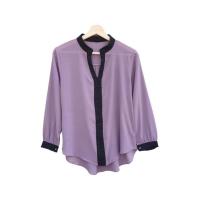 ราคา เสื้อชีฟอง คอจีน แขนยาว ผ้านุ่ม (8865393050)