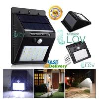 ราคา LOV Solar motion sensor light ไฟติดผนังโซล่าเซลล์พลังงานแสงอาทิตย์ 20 led (11106376172)