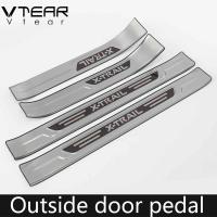 ราคา Vtear สำหรับ Nissan XTrail X TRAIL 2017 2021ประตู Sill Cover ภายในเหยียบภายนอกรถ จัดแต่งทรงผมตกแต่งที่ตัดโครเมี่ยมอุปกรณ์เสริม (7347148823)