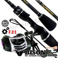 ราคา ชุดคันตีเหยื่อปลอม Bison S2 Ashino A200 201 (8310726981)