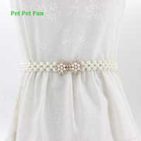 ราคา แฟชั่นเข็มขัดเข็มขัดสไตล์เอวยางยืดสายรัดเอวรูปโซ่มุก (5059386824)