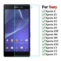 ราคา 9H กระจกนิรภัยสำหรับ Sony Xperia Z Z1 Z2 Z3 Z4 Z5 Premium Compact M2 M5 M4 Aqua C3 C5 C4 T3 T2ป้องกันการระเบิดปกป้องหน้าจอ (15915403738)